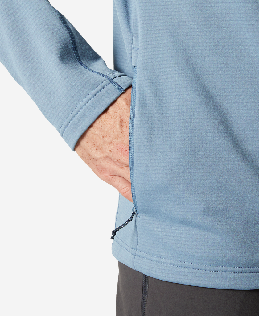 VERSALITE HOODED FLEECE JACKET, Washed Navy