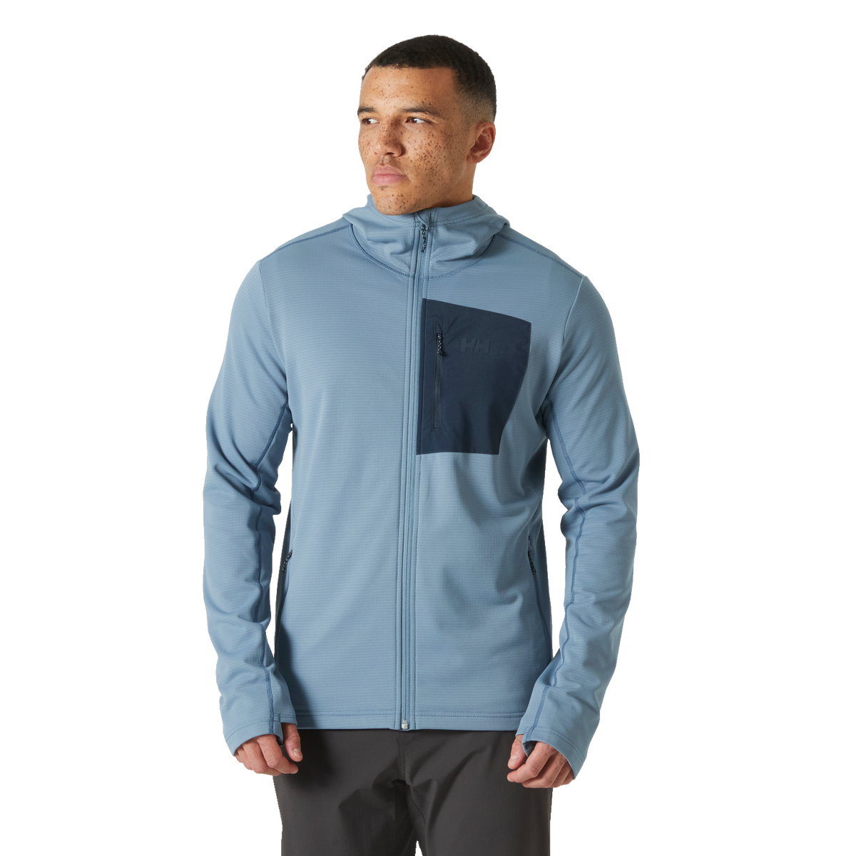 VERSALITE HOODED FLEECE JACKET, Washed Navy