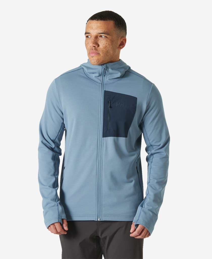 VERSALITE HOODED FLEECE JACKET, Washed Navy