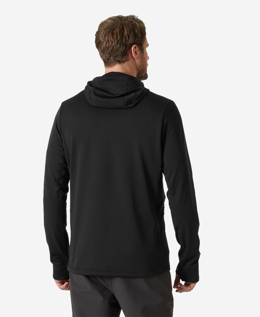 VERSALITE HOODED FLEECE JACKET, Black