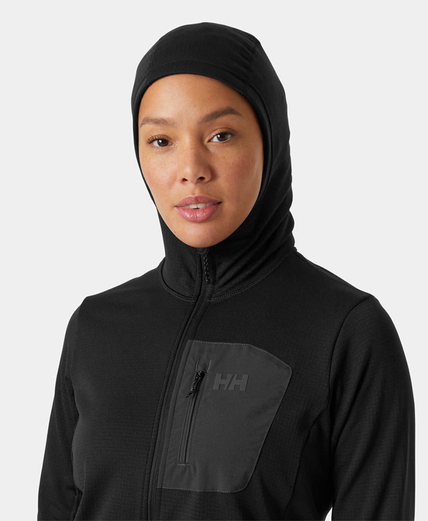 W VERSALITE HOODED JACKET, Black