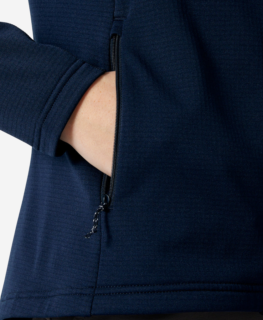 W VERSALITE FLEECE JACKET, Navy