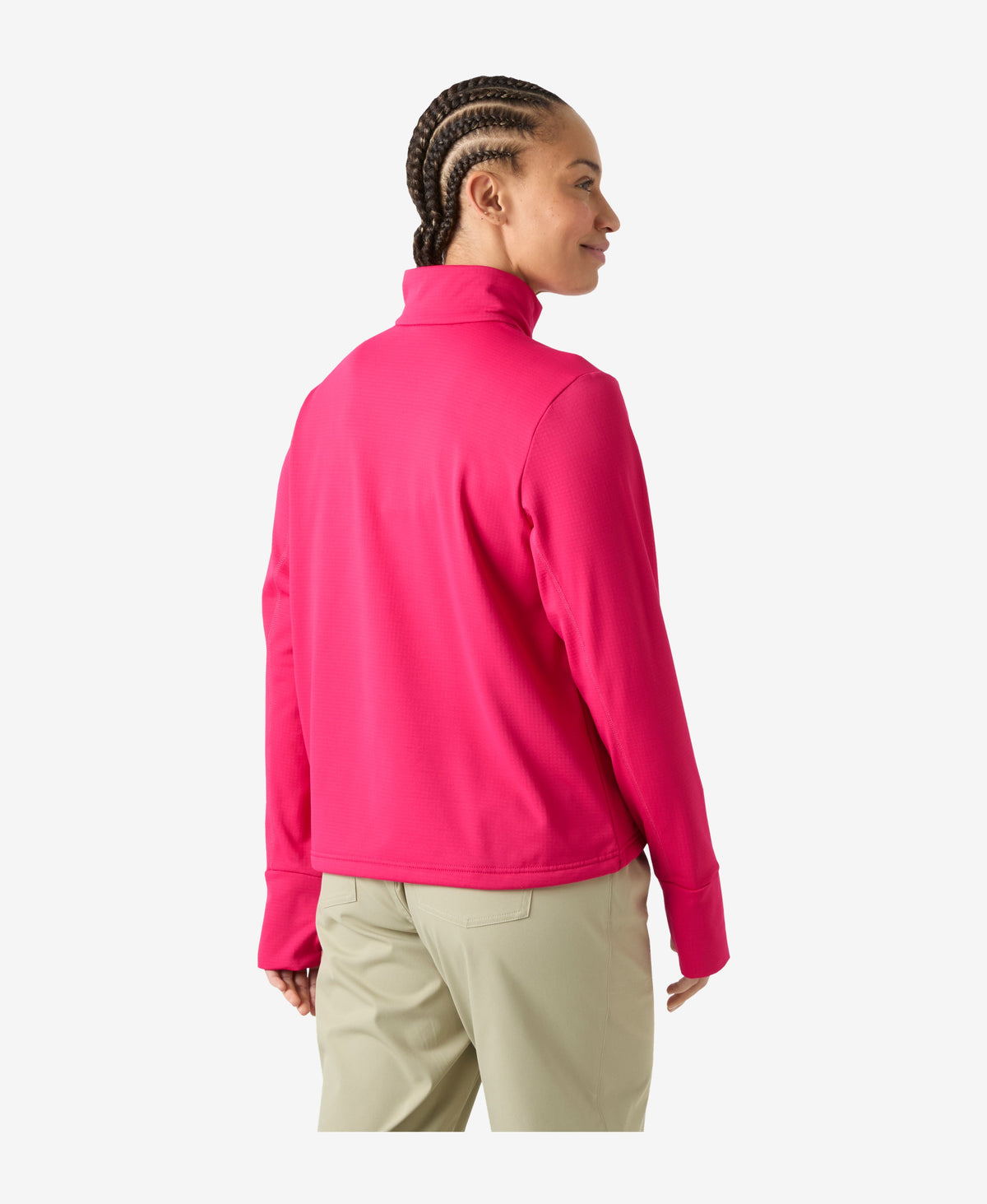 W VERSALITE CINCHED FLEECE, Cranberry