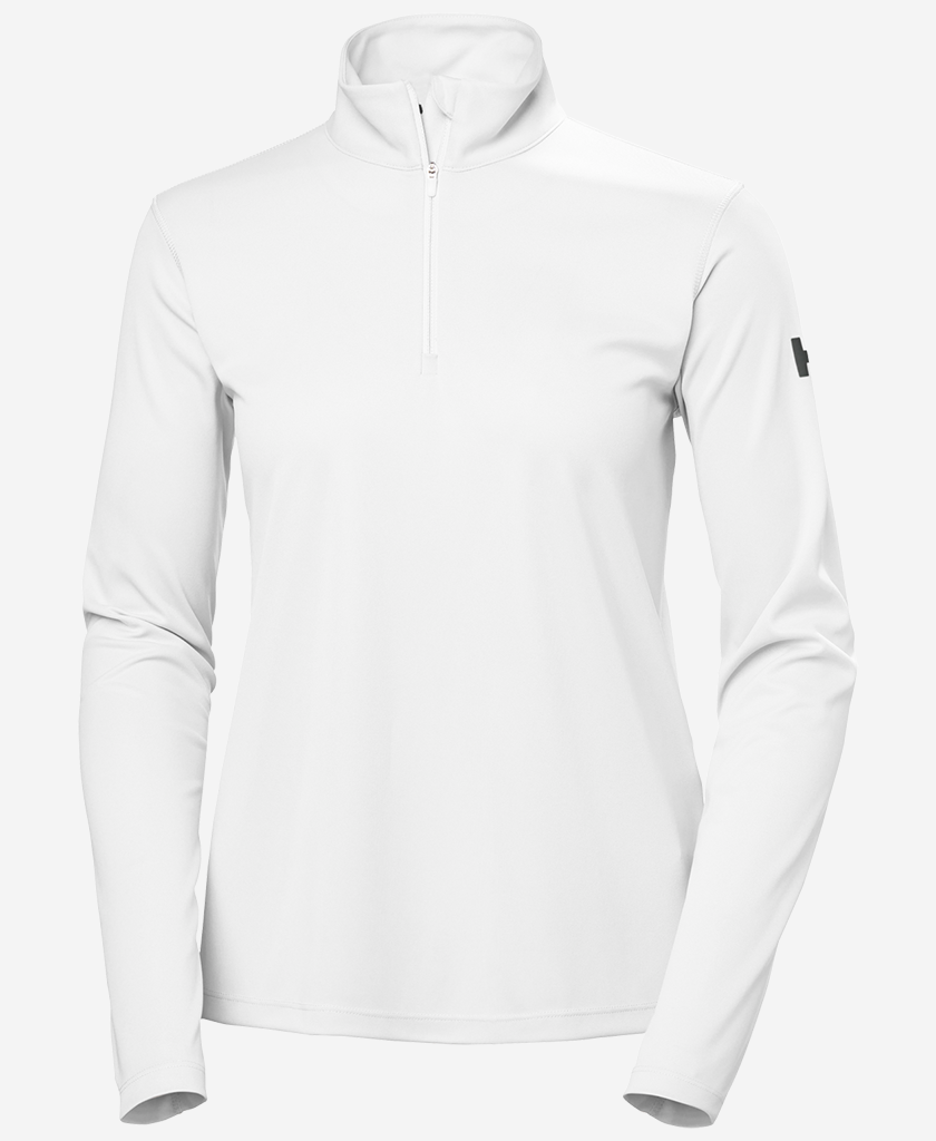 W HH TECH 1/2 ZIP, White