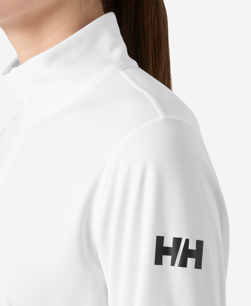 W HH TECH 1/2 ZIP, White
