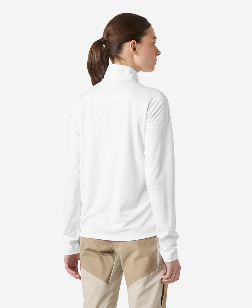 W HH TECH 1/2 ZIP, White