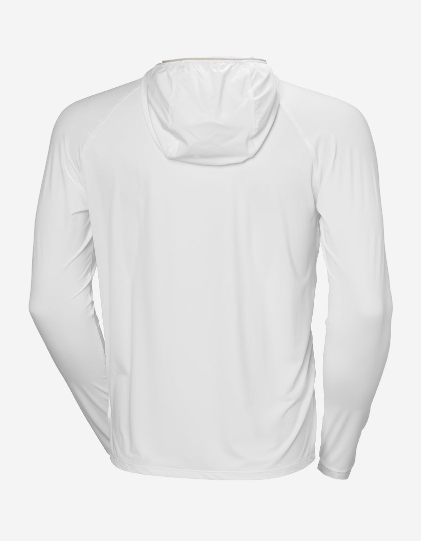 SHINE SOLEN 1/2 ZIP HOODIE, White