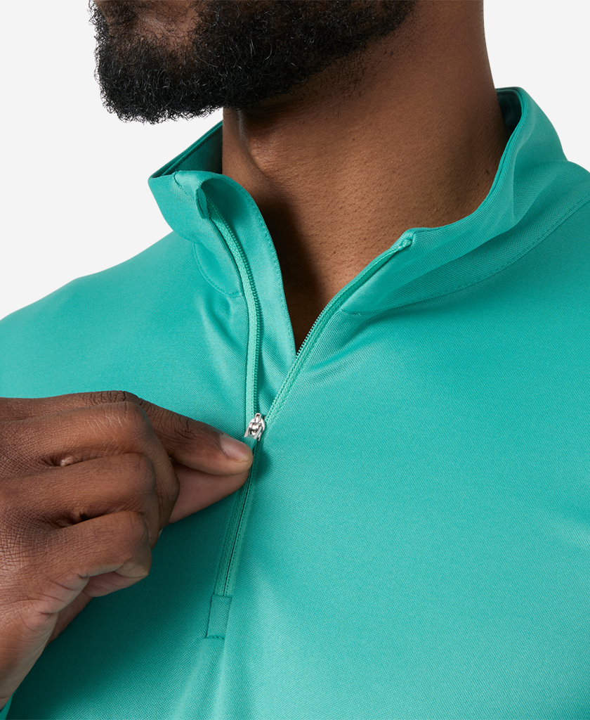 HH TECH 1/2 ZIP 2.0, Dark Mint