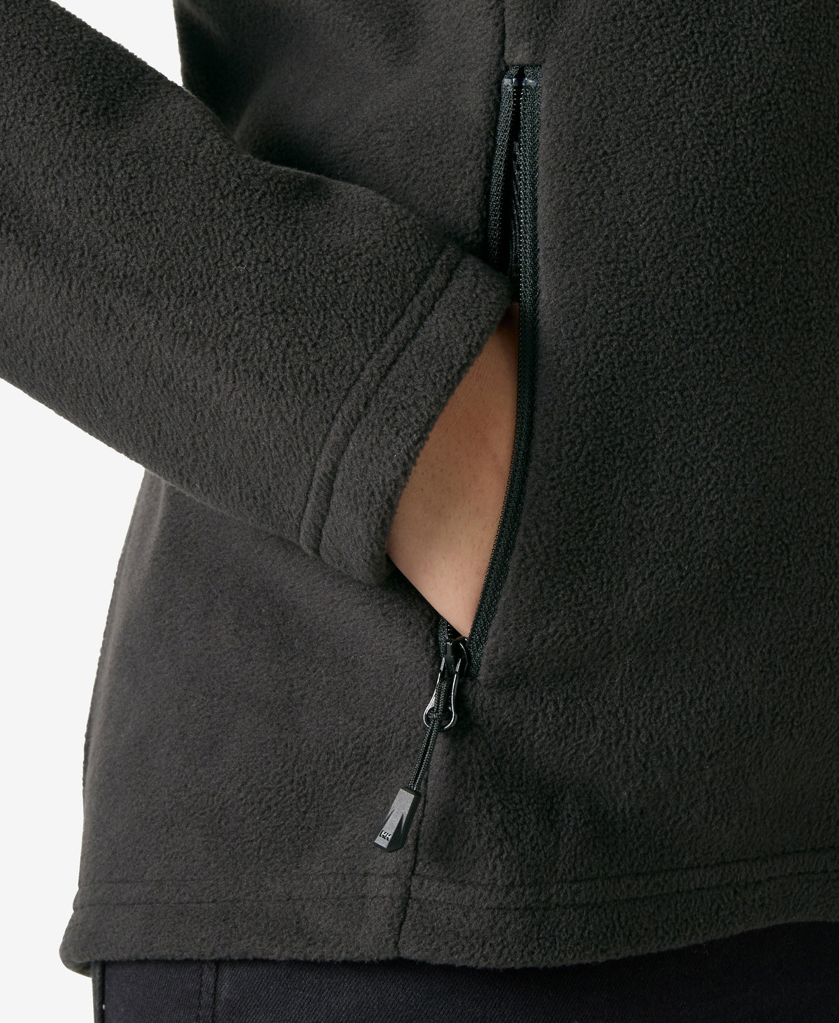 W MARIDALEN FLEECE JACKET, Black