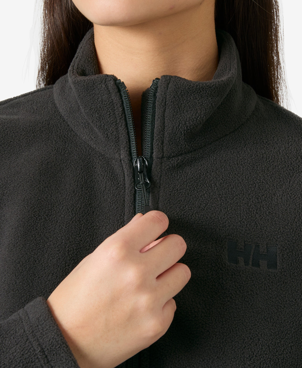 W MARIDALEN FLEECE JACKET, Black