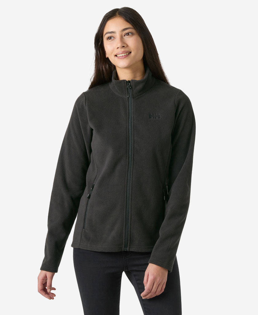 W MARIDALEN FLEECE JACKET, Black