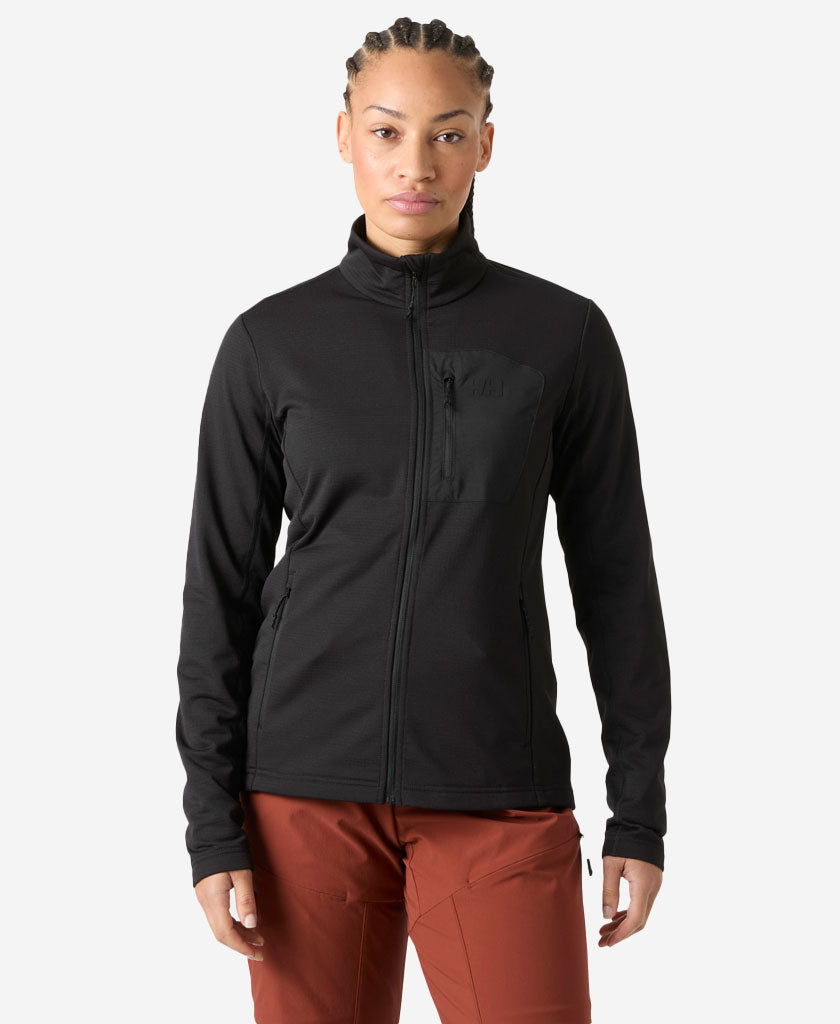 W VERSALITE FLEECE JACKET, Black