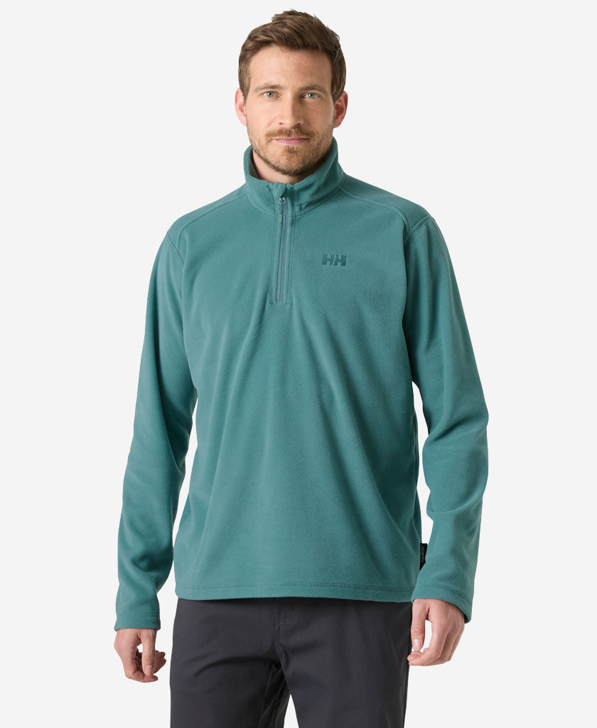 DAYBREAKER 1/2 ZIP FLEECE, Opal Green