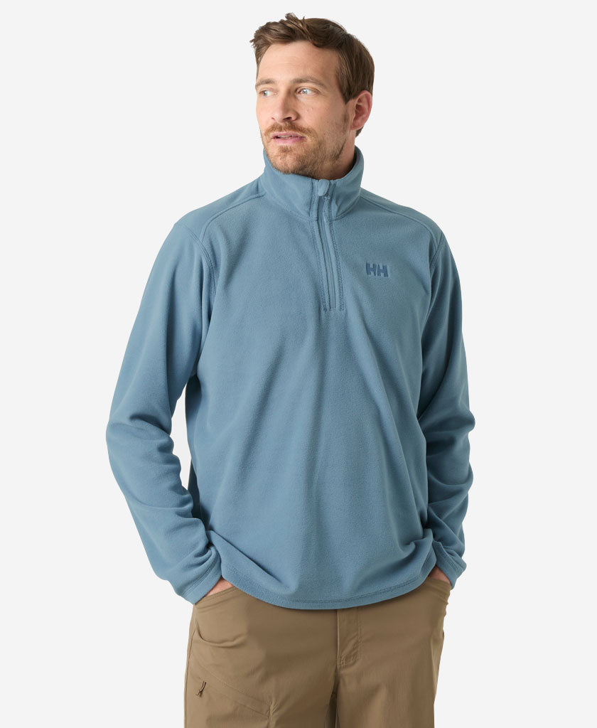 DAYBREAKER 1/2 ZIP FLEECE, Washed Navy