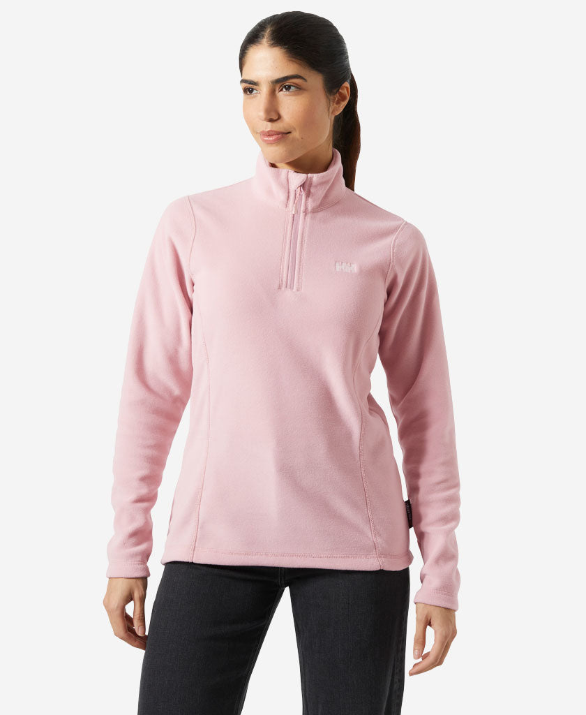 W DAYBREAKER 1/2 ZIP FLEECE, Pink Salt