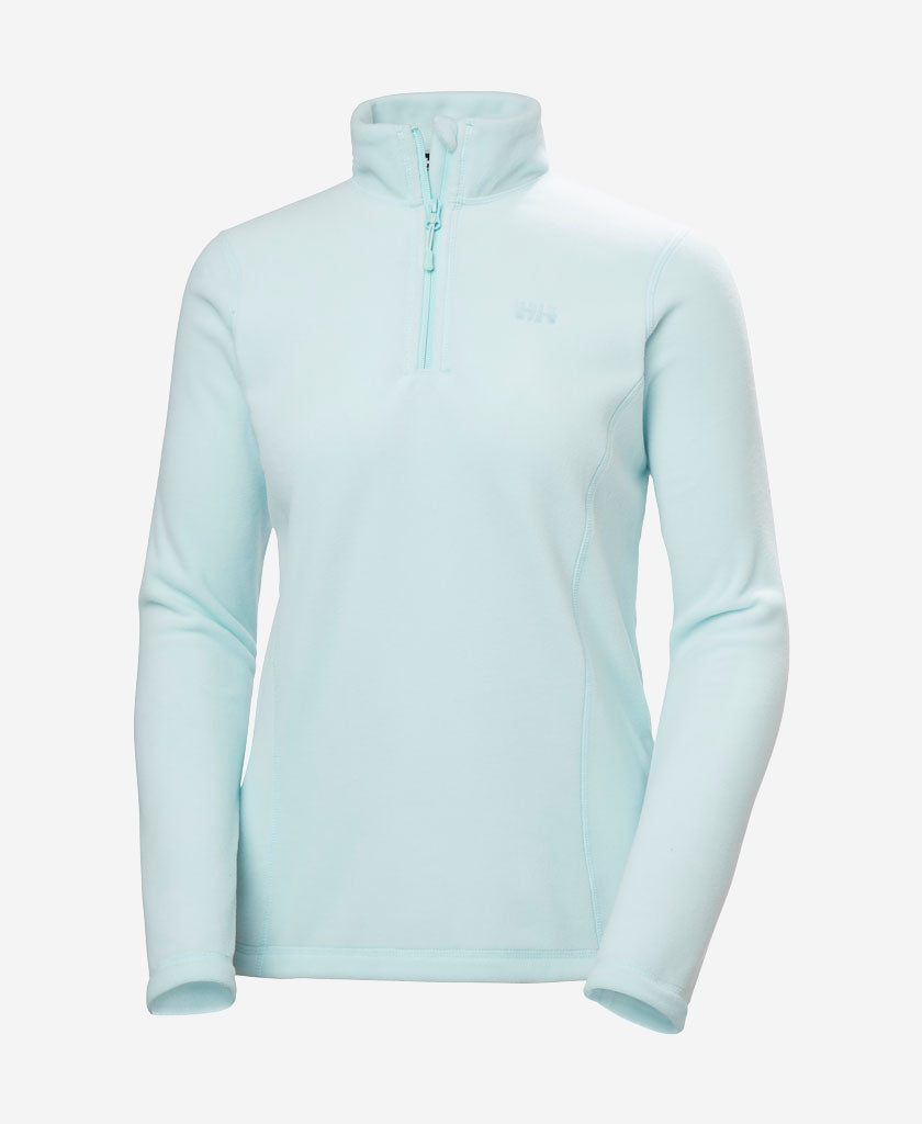 W DAYBREAKER 1/2 ZIP FLEECE, Barely Blue