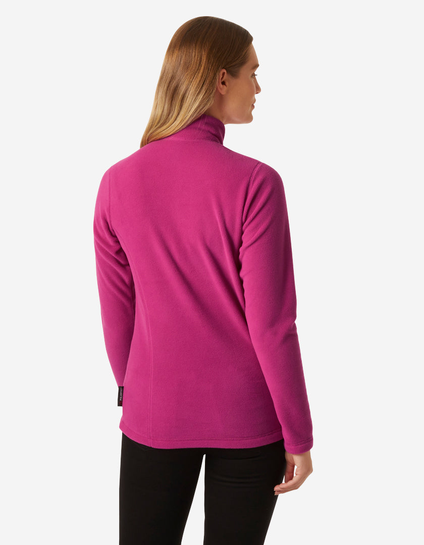 W DAYBREAKER 1/2 ZIP FLEECE, Magenta 2.0