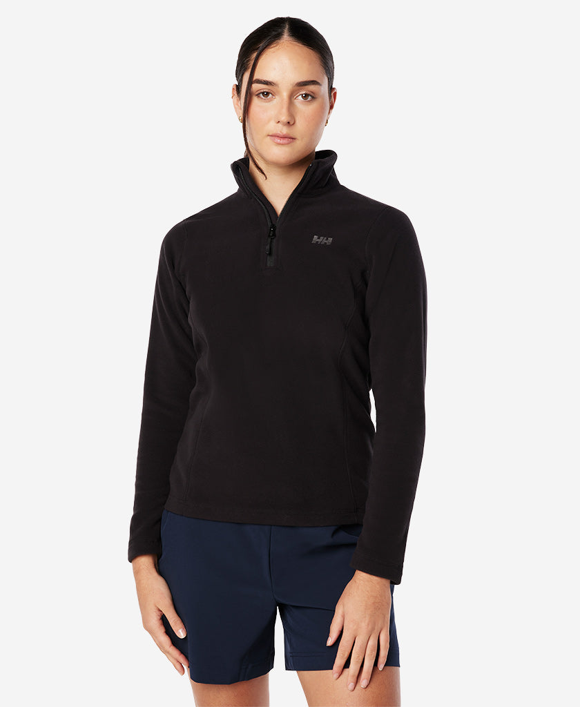 Daybreaker 1/2 Zip Fleece in Black for Women | HH AU