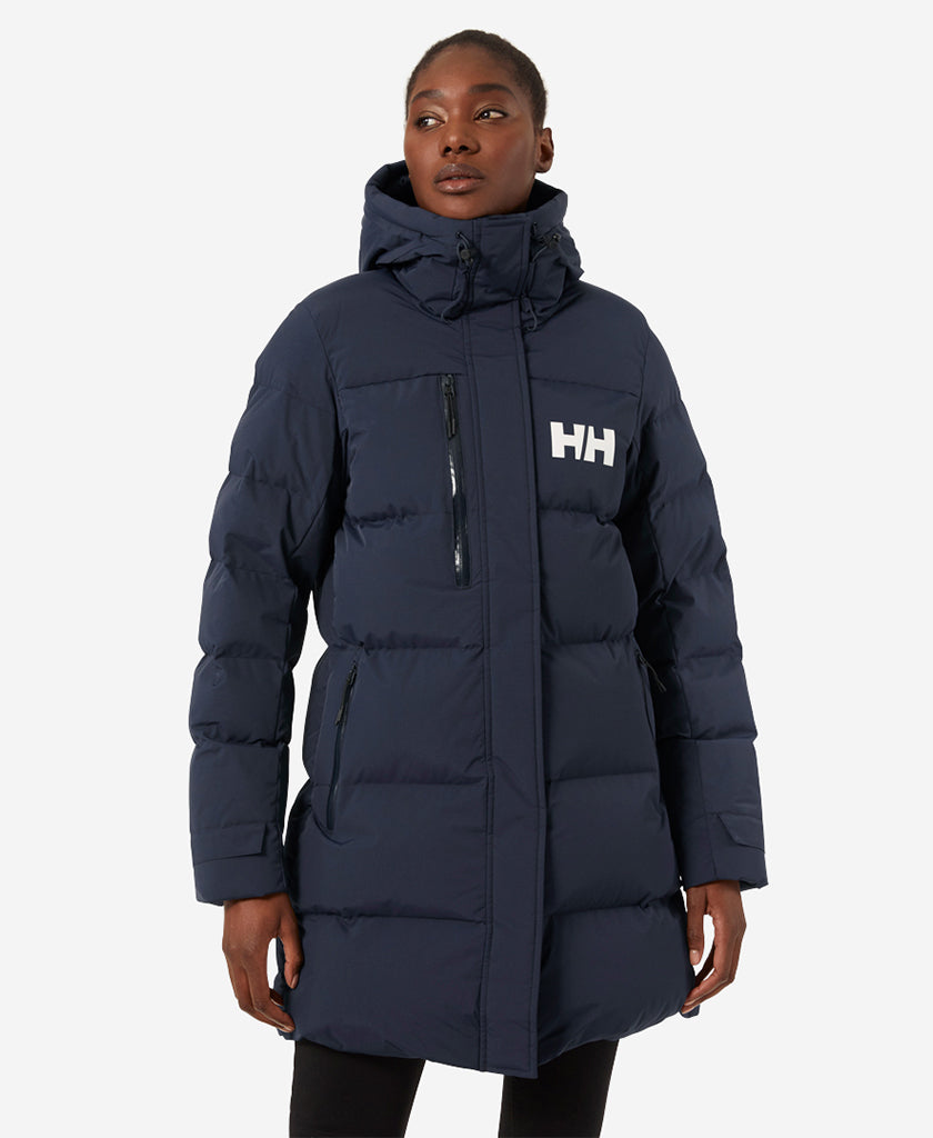 Dark Blue Ladies Warm Parka Coat WOMENS ADORE PUFFY PARKA, Navy