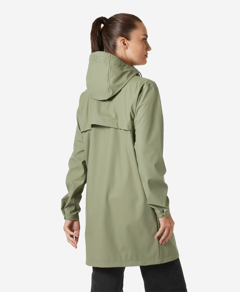 W MOSS RAIN COAT, Lav Green