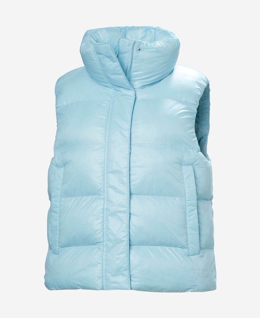 W JADE VEST, Light Cyan