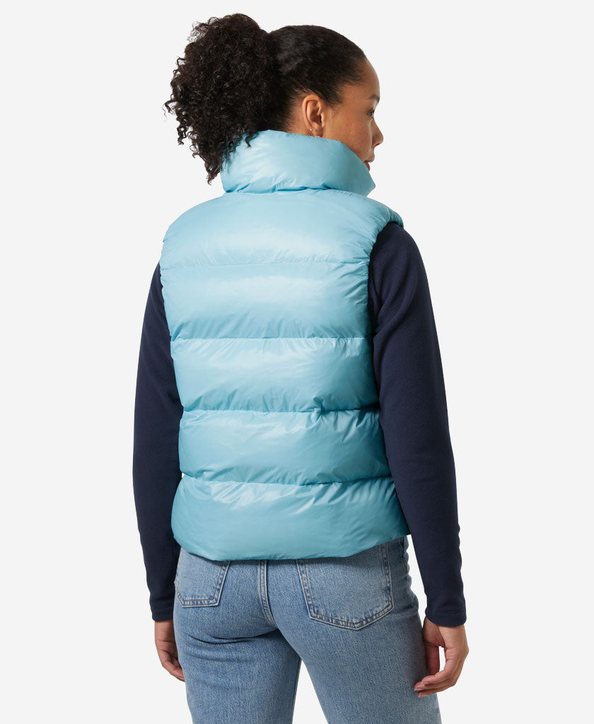 W JADE VEST, Light Cyan