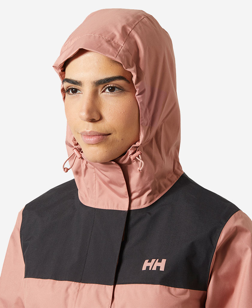 W VANCOUVER RAIN JACKET, Ash Rose
