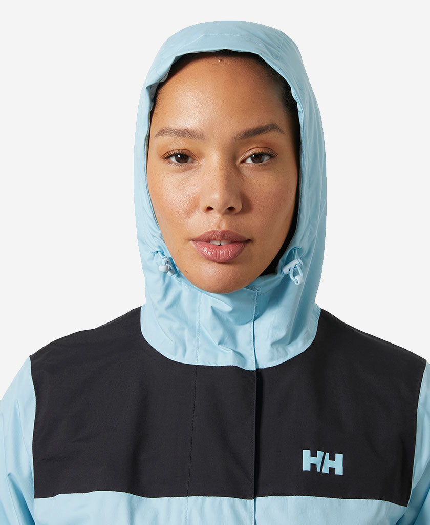 W VANCOUVER RAIN JACKET, Light Cyan
