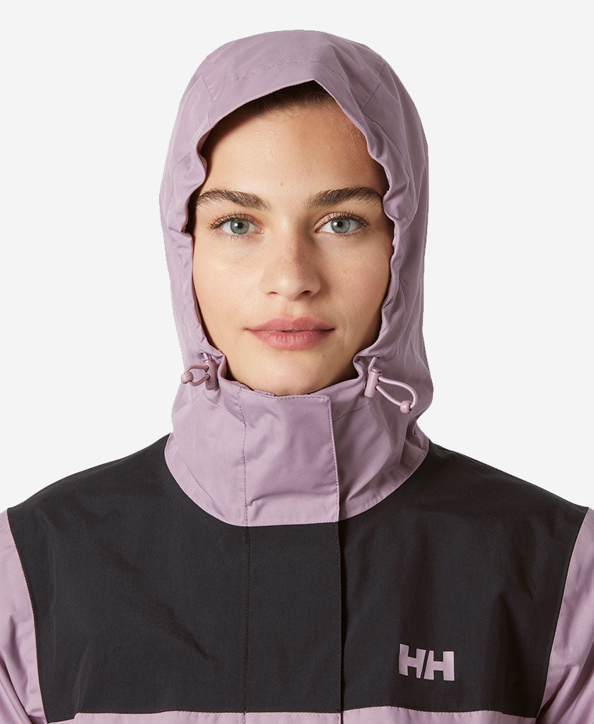 W VANCOUVER RAIN JACKET, Purple Clay