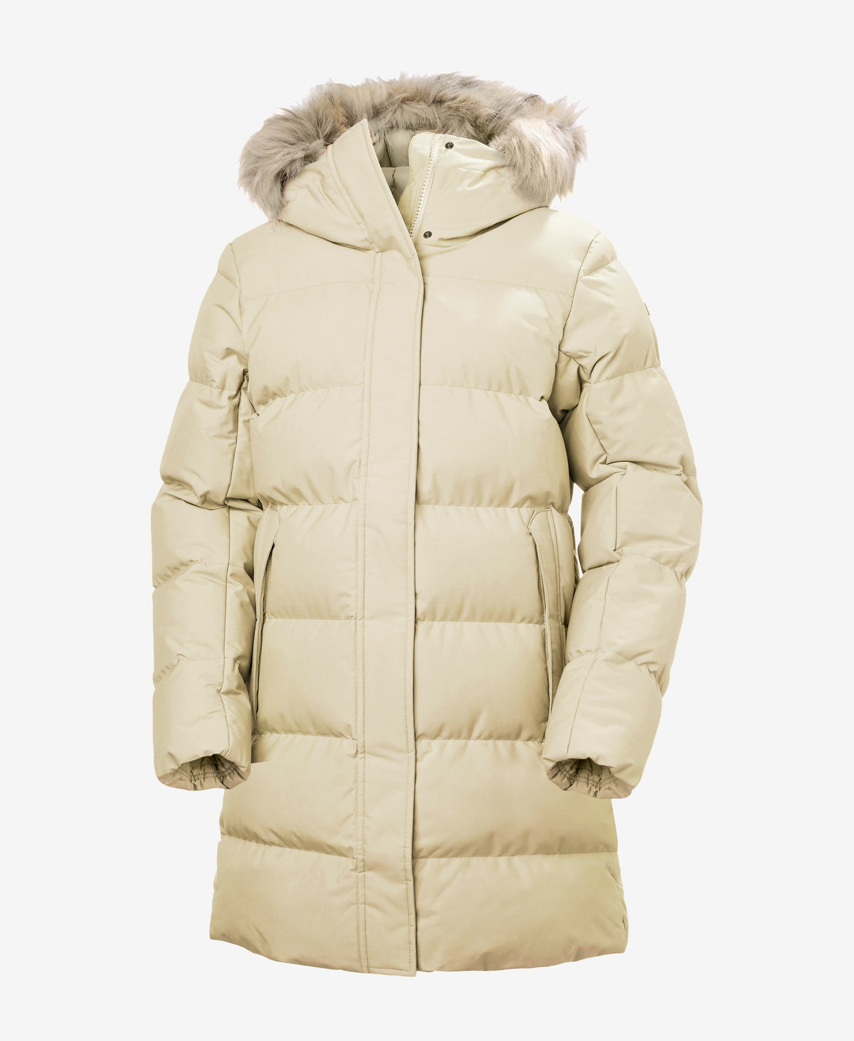 W BLOSSOM PUFFY PARKA, Cream