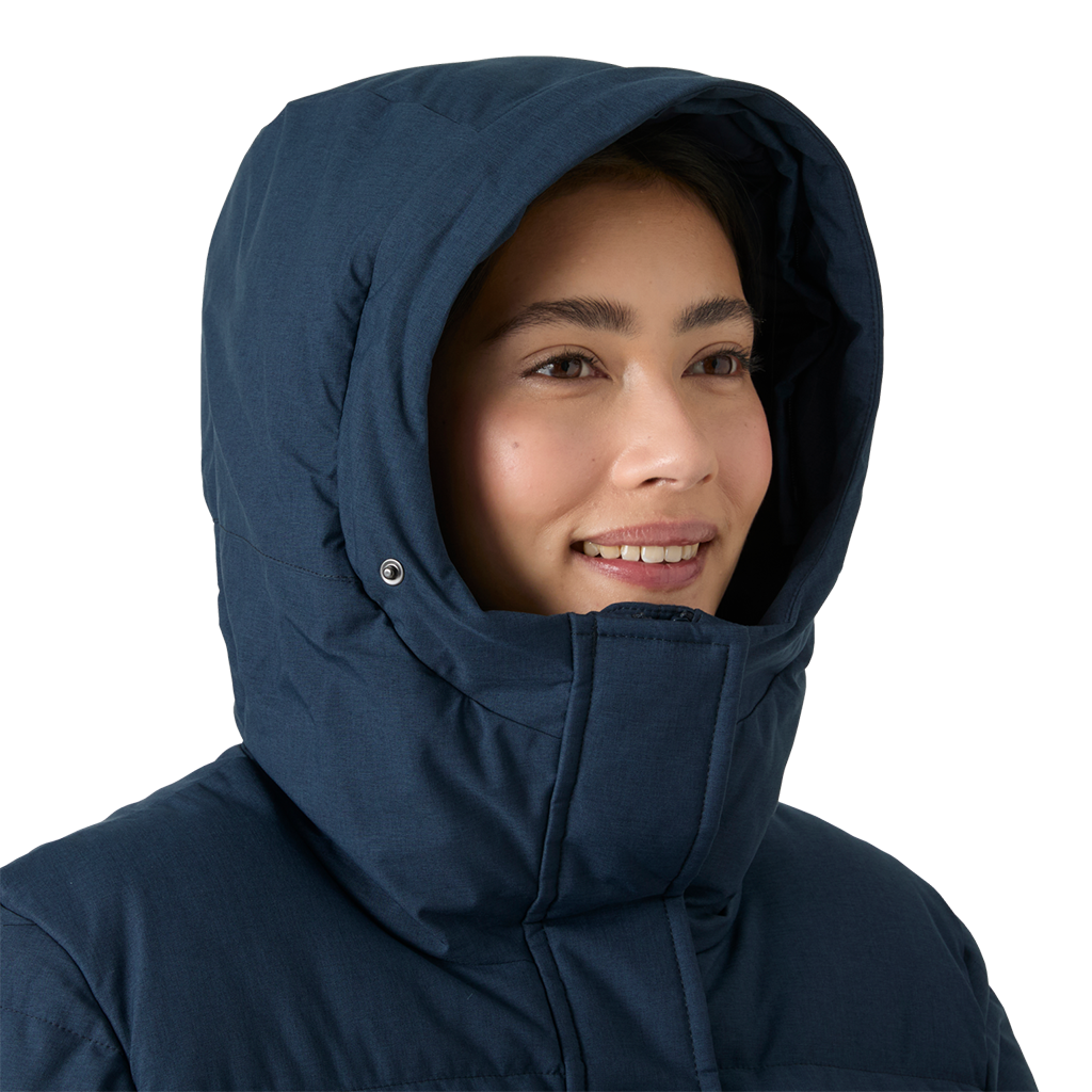 W BLOSSOM PUFFY PARKA, Navy