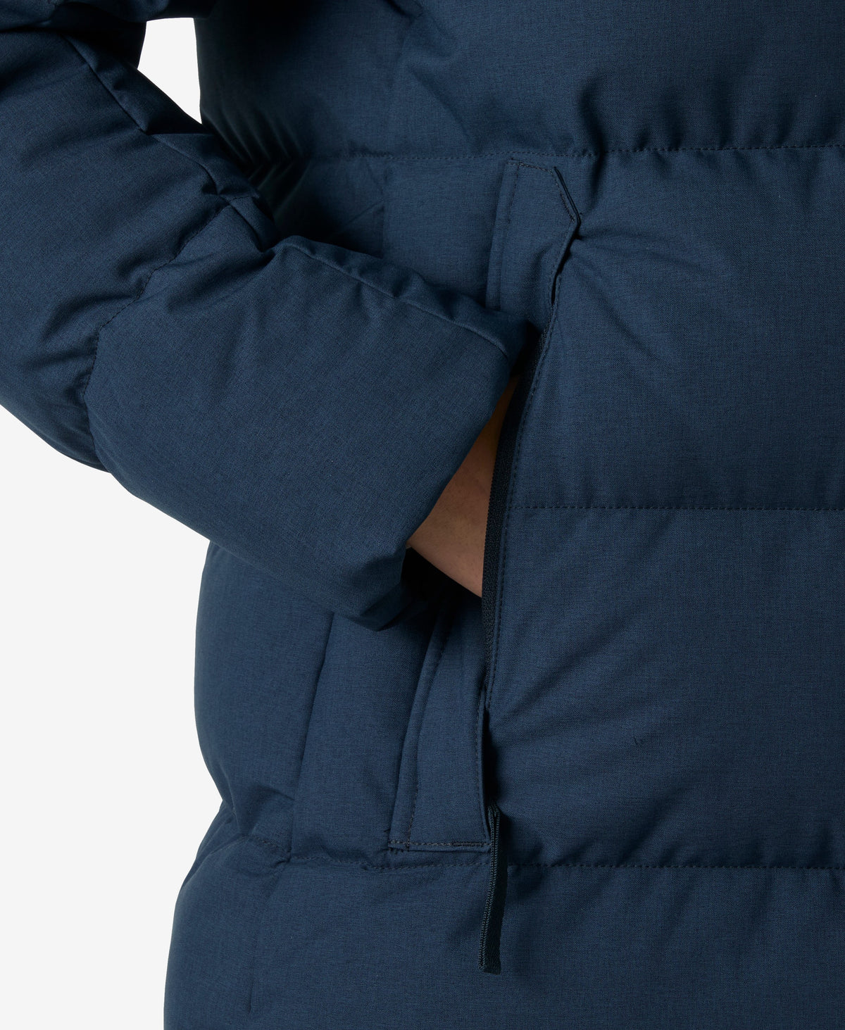 W BLOSSOM PUFFY PARKA, Navy