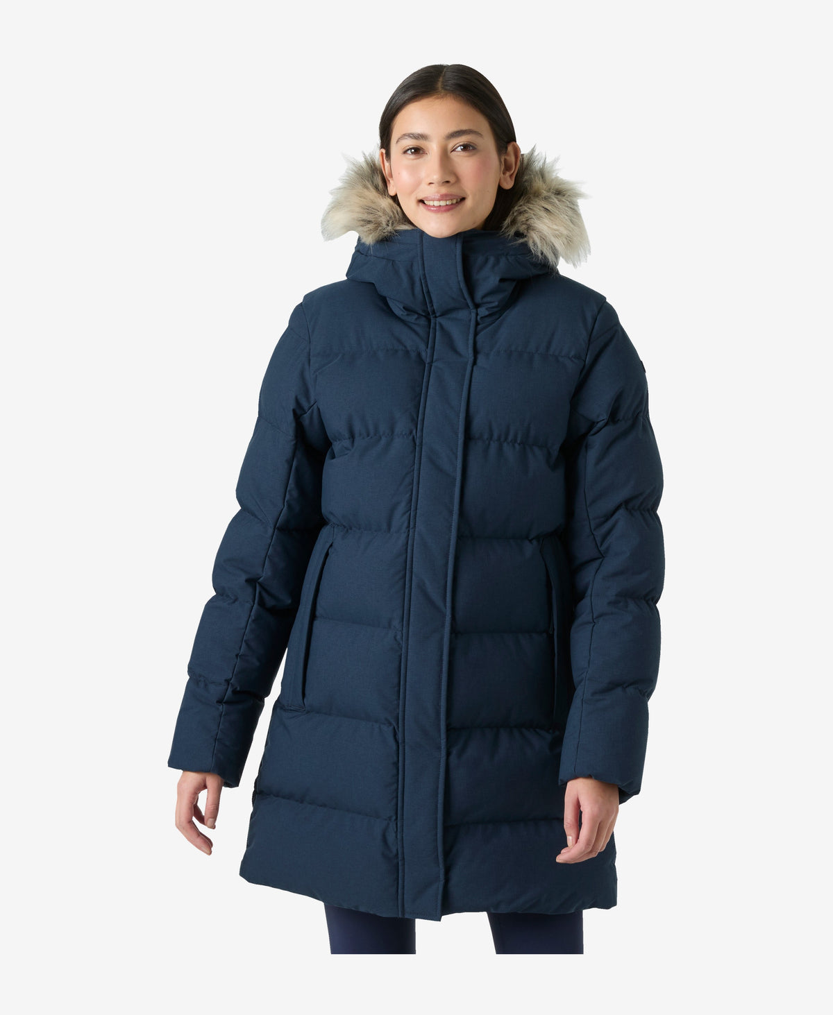 W BLOSSOM PUFFY PARKA, Navy