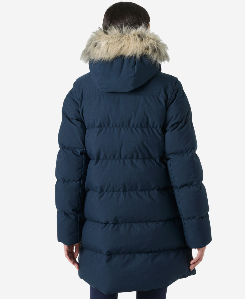 W BLOSSOM PUFFY PARKA, Navy