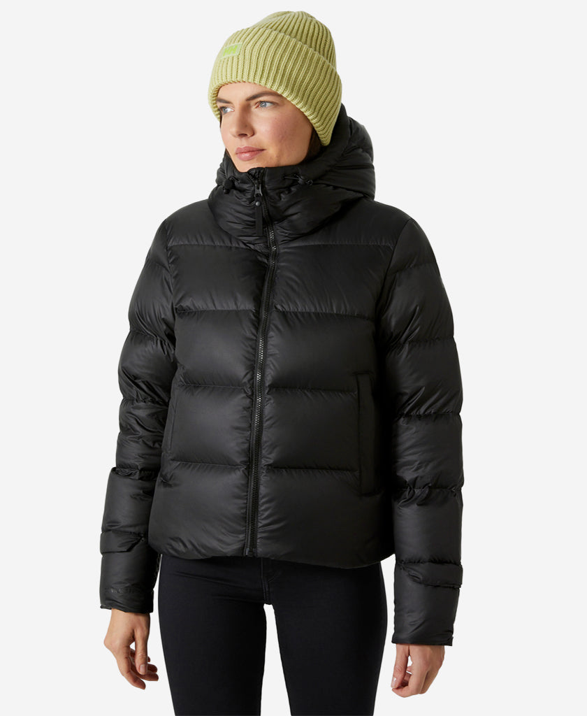 Explore w essence down jacket black for women in black colour | Helly ...