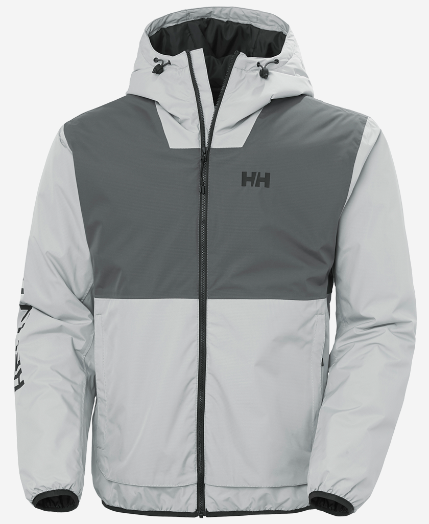 ERVIK INS RAIN JACKET, Flipper Grey