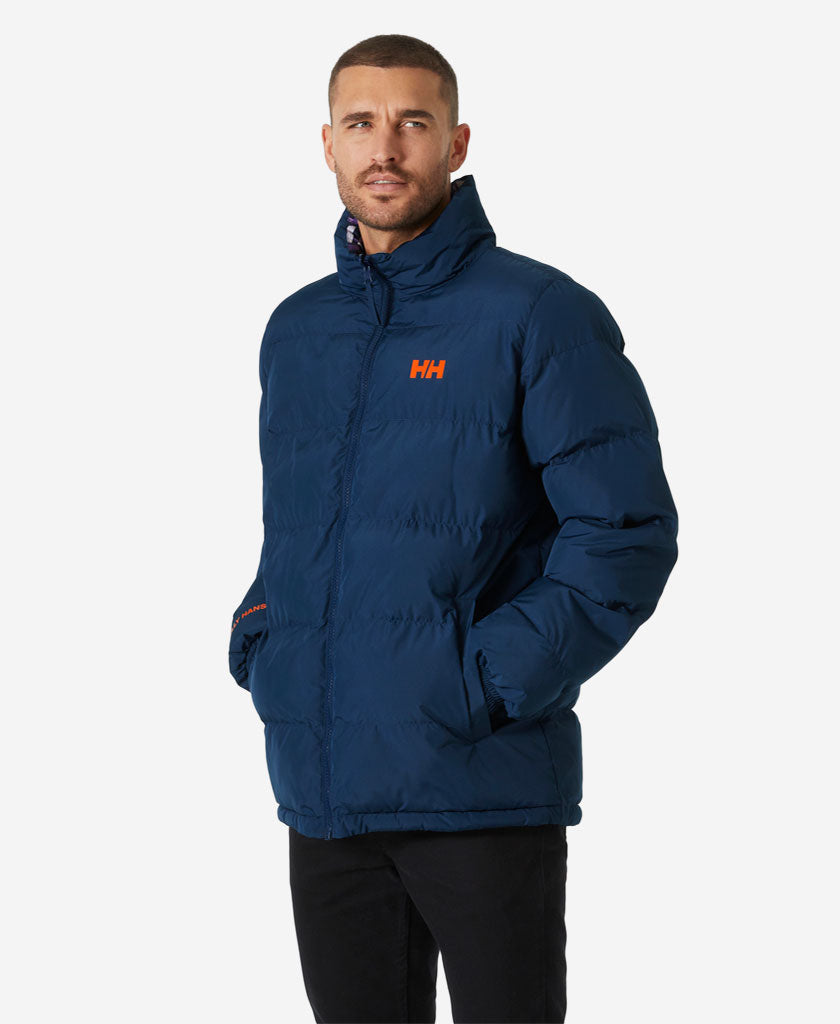 Yu 23 Reversible Puffer For Men In Ocean | Helly Hansen AU