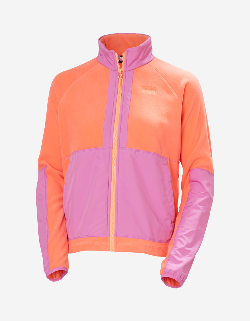 W RIG FLEECE JACKET, Peach Echo