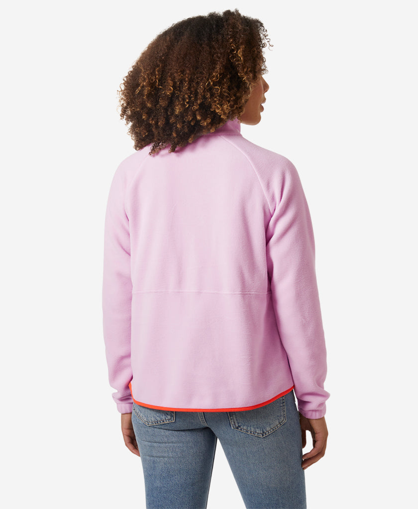 W RIG FLEECE 1/2 ZIP, Cherry Blossom