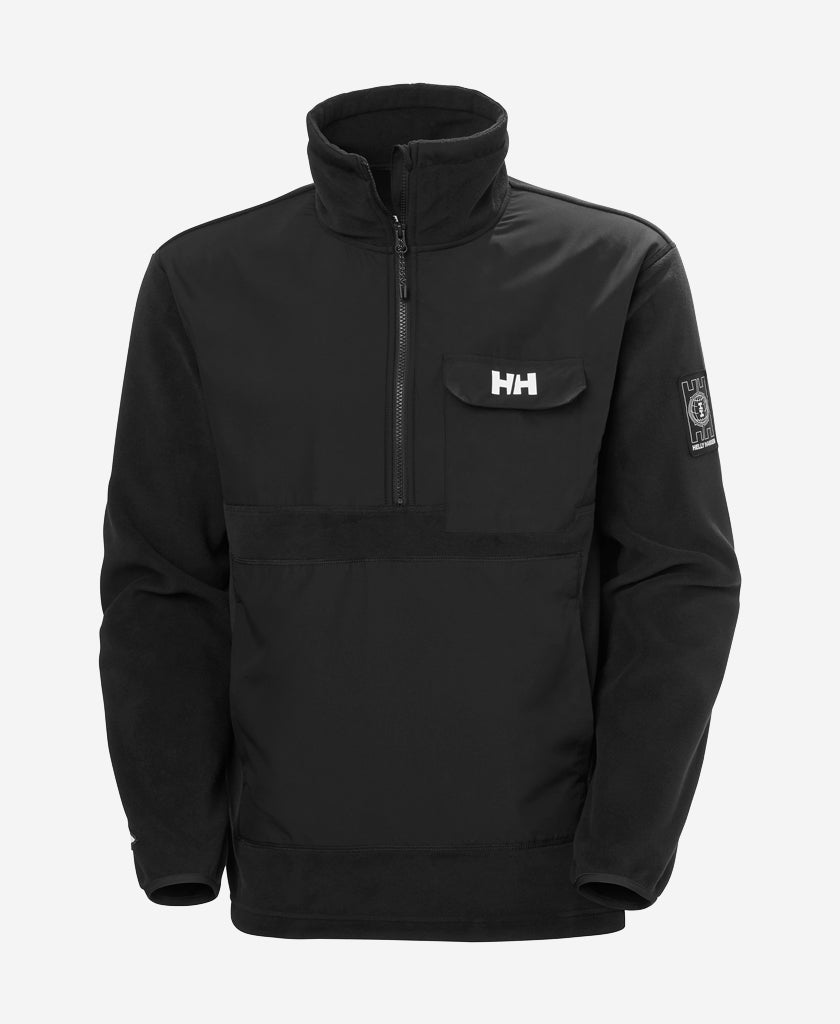 PLAY 1/2 ZIP FLEECE, Black