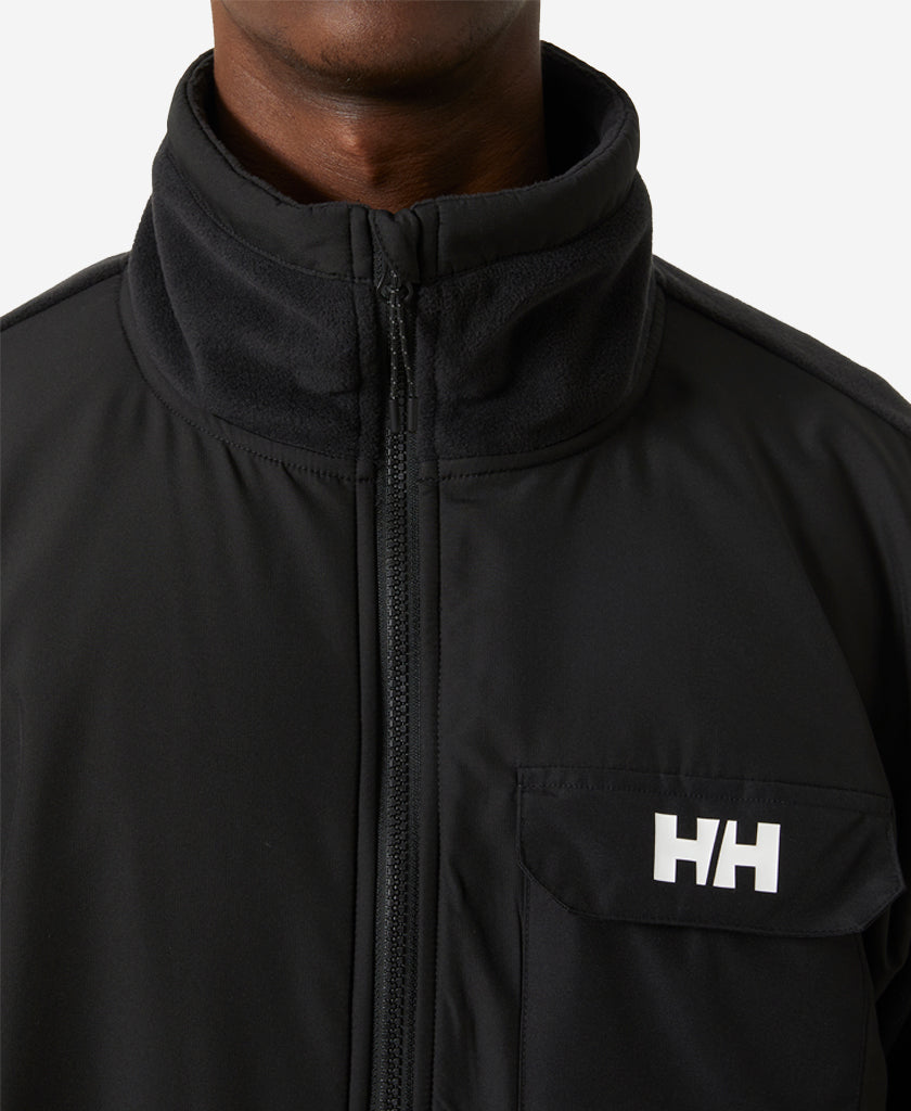 PLAY 1/2 ZIP FLEECE, Black
