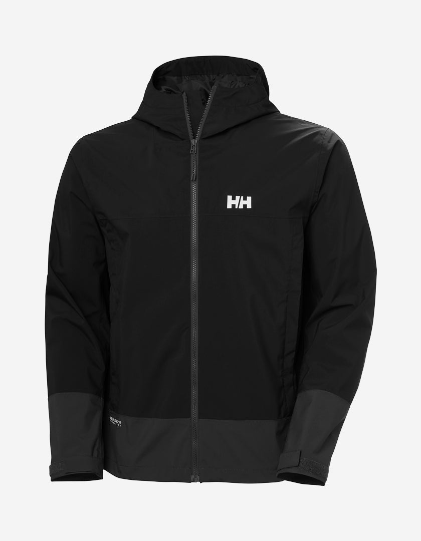 HH BLOCK HOODED JACKET, Black