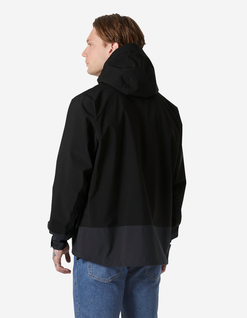 HH BLOCK HOODED JACKET, Black