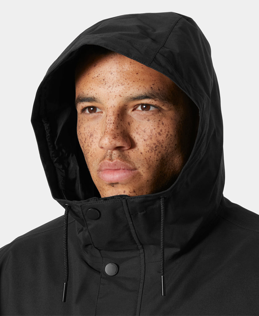 ESCAPE UTILITY RAIN JACKET, Black