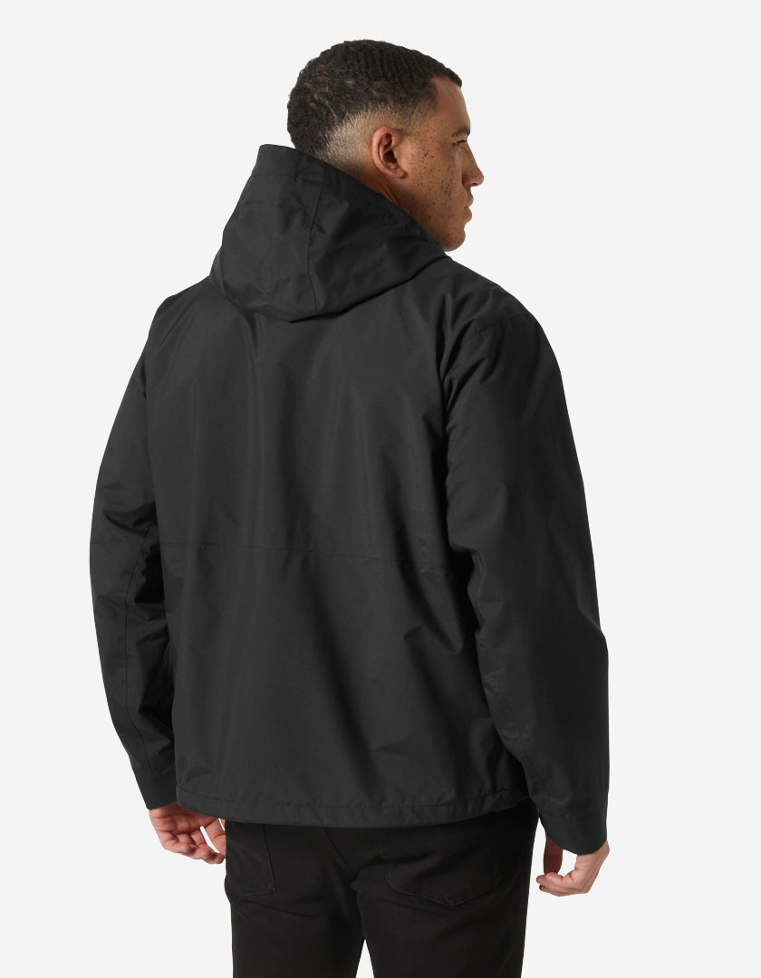 ESCAPE UTILITY RAIN JACKET, Black