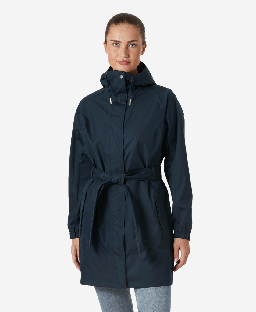 WOMENS HH CLASSICS TRENCH COAT, Navy | Helly Hansen