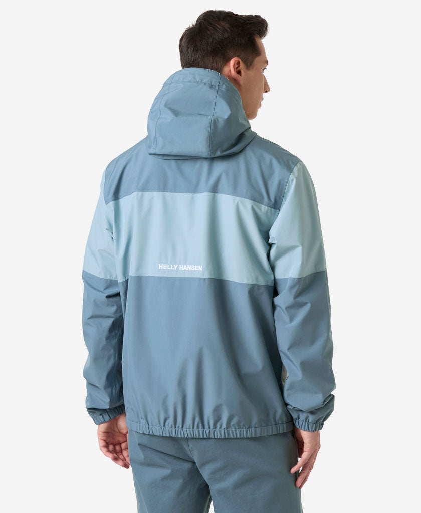 KOSTER RAIN JACKET, Washed Navy