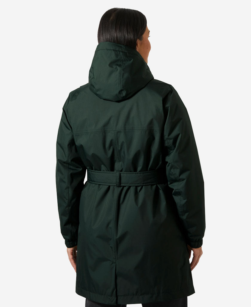 W HH CLASSIC INS TRENCH, Dark Jungle