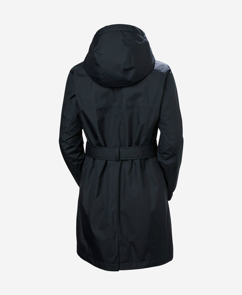 W HH CLASSIC INS TRENCH, Navy