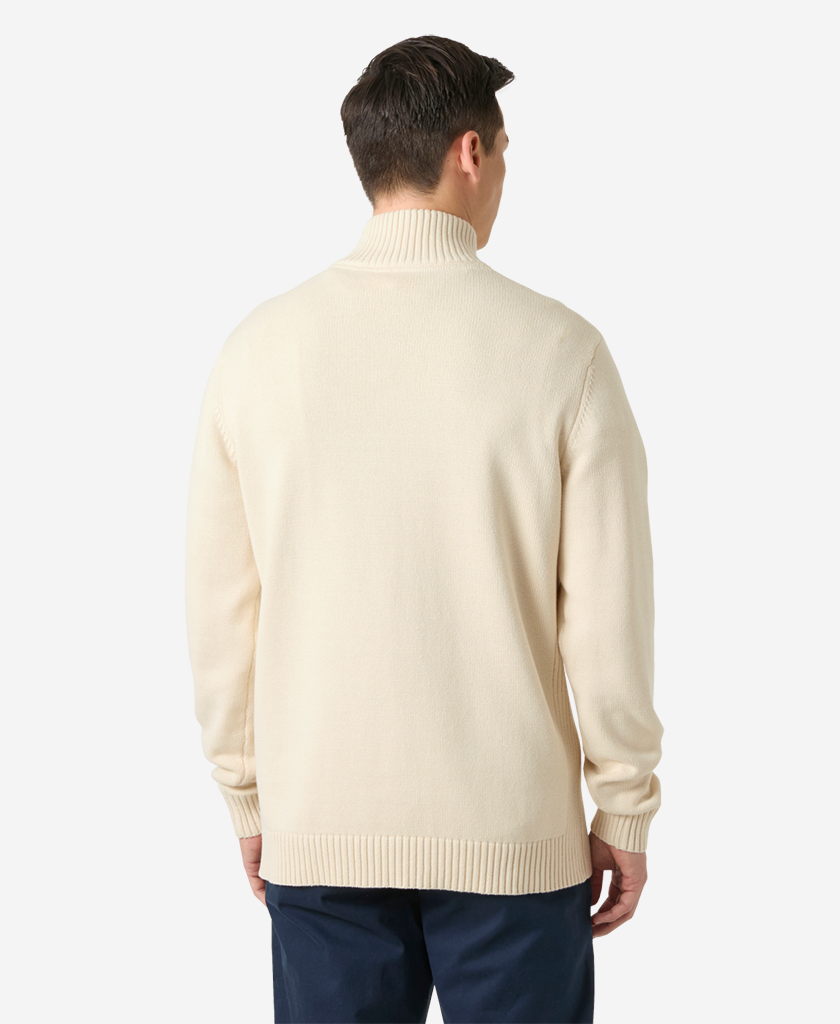 SMOEGEN 1/2 ZIP SWEATER, Cream